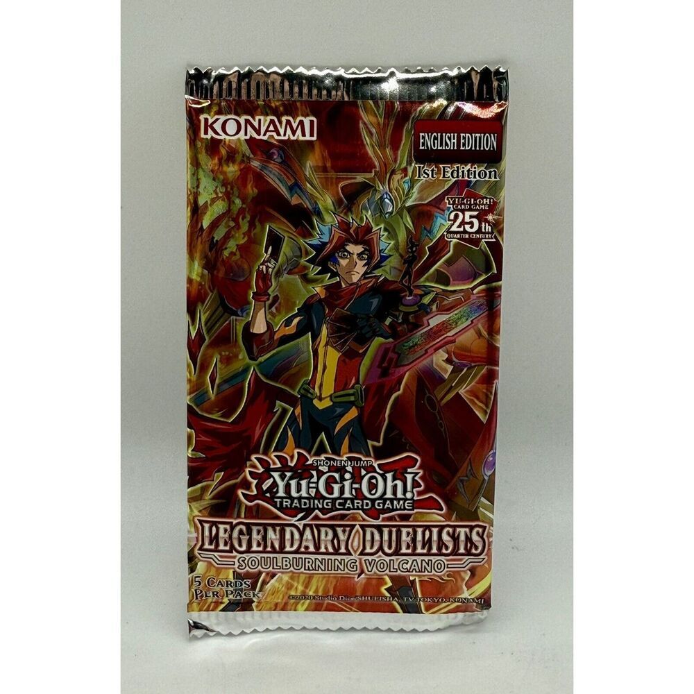 Yu-Gi-Oh! Legendary Duelists Soulburning Volcano Booster Pack 1st Edition TCG